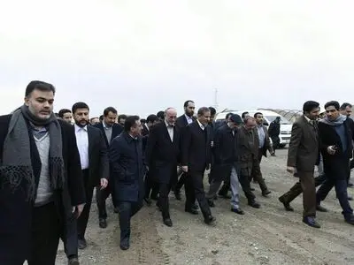 اسحاق جهانگیری از ادامه پروژه بزرگراه همت بازدید کرد