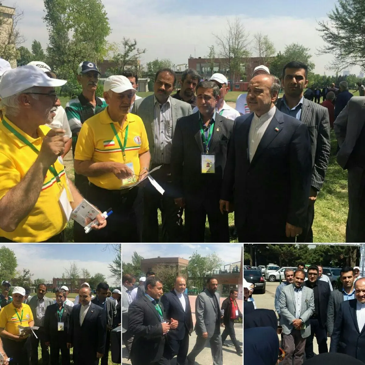 بازدید وزیر ورزش و جوانان از مسابقات بین المللی گلف + ویدیو