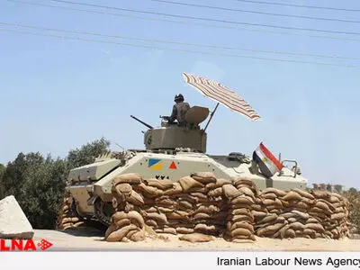 ۱۰نظامی مصری توسط افراد مسلح کشته شدند