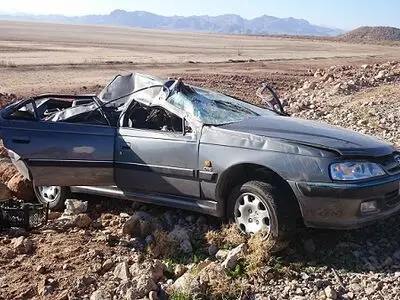 واژگونی خودرو در محور بوکان ـ میاندوآب 