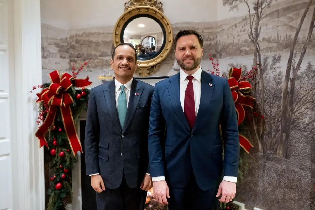 نخست وزیر قطر با معاون ترامپ دیدار کرد