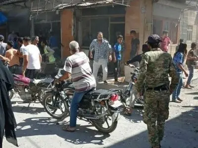 ۶ کشته و زخمی بر اثر انفجار موتورسیکلت بمب‌گذاری شده در جرابلس سوریه