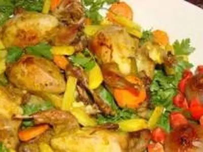 طرز تهیه خوراک بلدرچین در فر