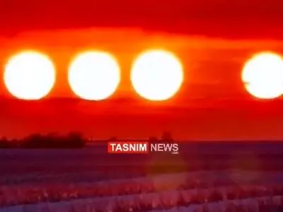 رؤیت ۴ خورشید به صورت همزمان در آسمان + فیلم