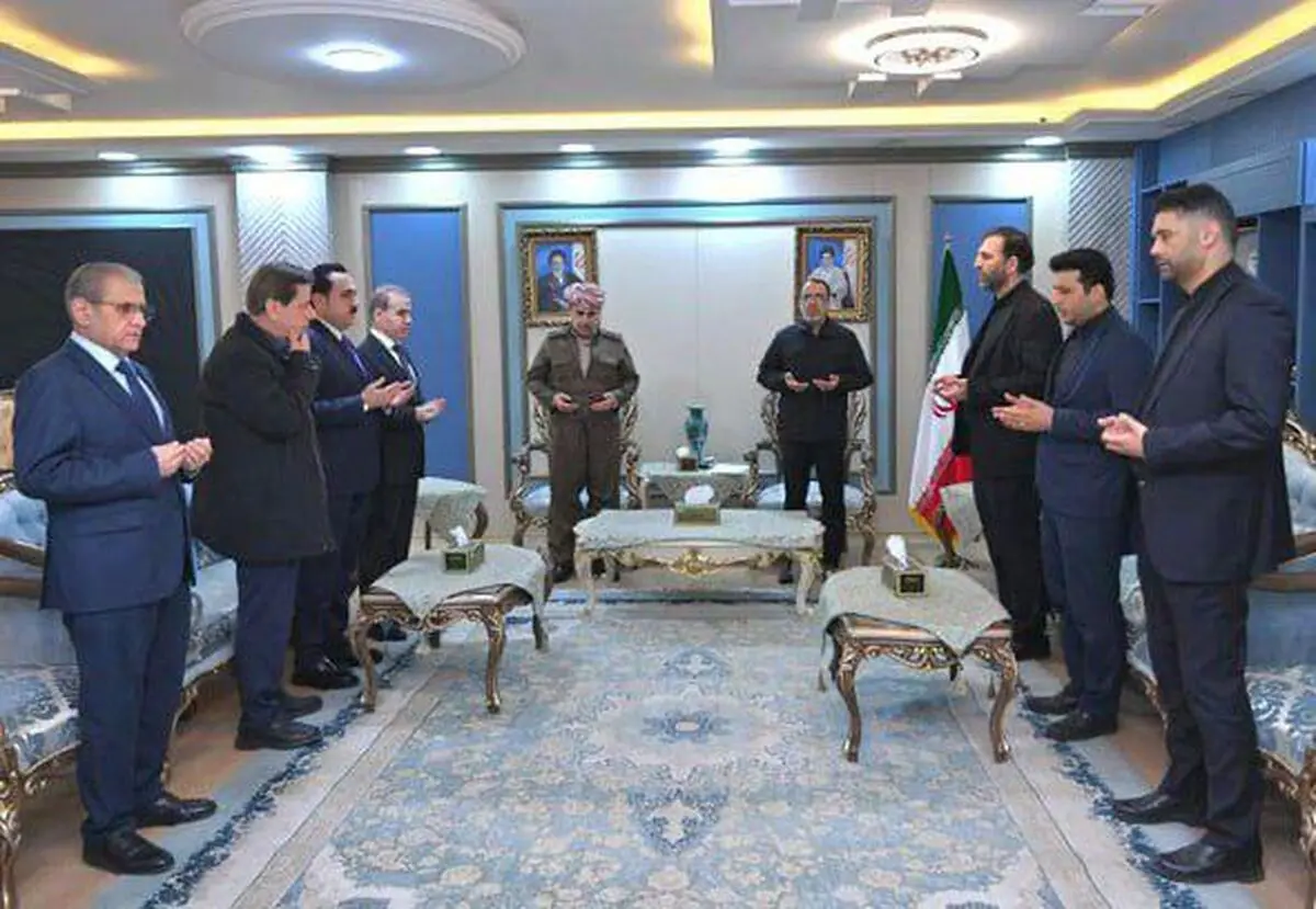 «مسعود بارزانی» شهادت رهبر انقلاب را تسلیت گفت