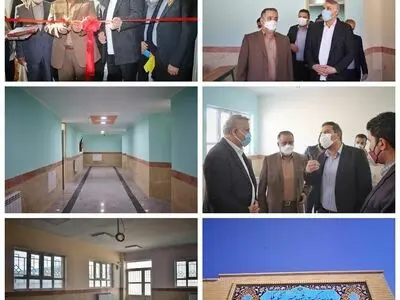 آموزشگاه ۶ کلاسه برکت شهید حسین نیکی ملکی گرمسار افتتاح شد