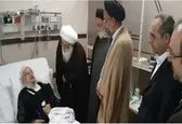 عیادت وزیر اطلاعات از آیت الله مکارم شیرازی