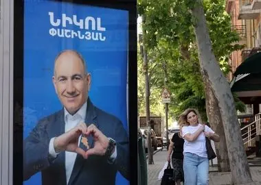 اعلام پیروزی پاشینیان در انتخابات سراسری ارمنستان