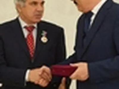 اهدای بالاترین نشان جمهوری داغستان به شاه‌مراداف