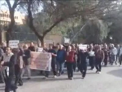 بازنشستگاه مخابرات خوزستان در اهواز تجمع کردند