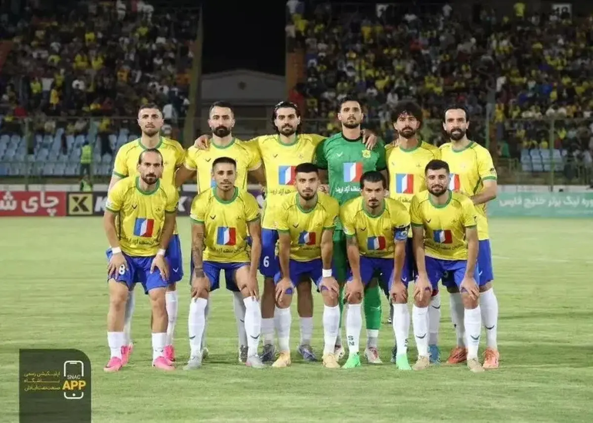 ترکیب صنعت نفت آبادان برابر پیکان