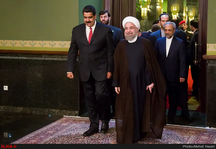 رییس‌جمهور ونزوئلا وارد تهران شد/ استقبال رسمی روحانی از مادورو +تصاویر