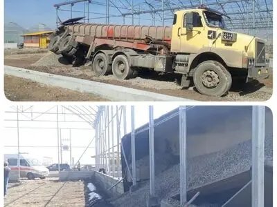 مرگ یک کارگر گلخانه بر اثر واژگونی تریلر حامل شن در اردبیل