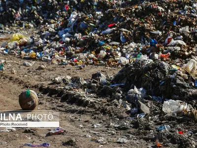 دفن غیر بهداشتی زباله در کرج  