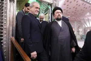 تجدید میثاق رئیس‌جمهور و اعضای دولت با آرمان‌های امام خمینی (ره)