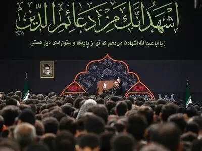 مراسم عزاداری هیئت‌های دانشجویی در حسینیه امام خمینی (ره) برگزار شد