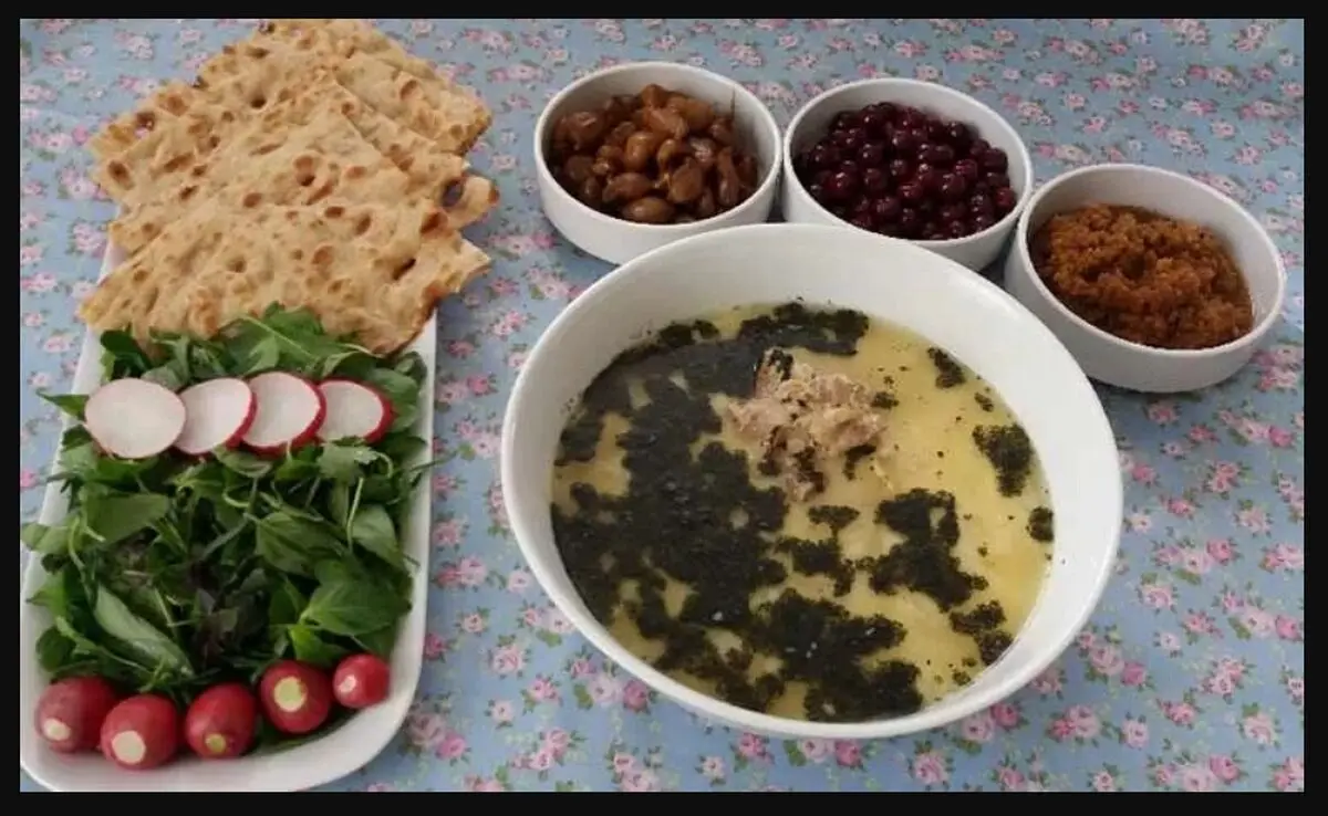 طرز تهیه آبگوشت دوغ دار