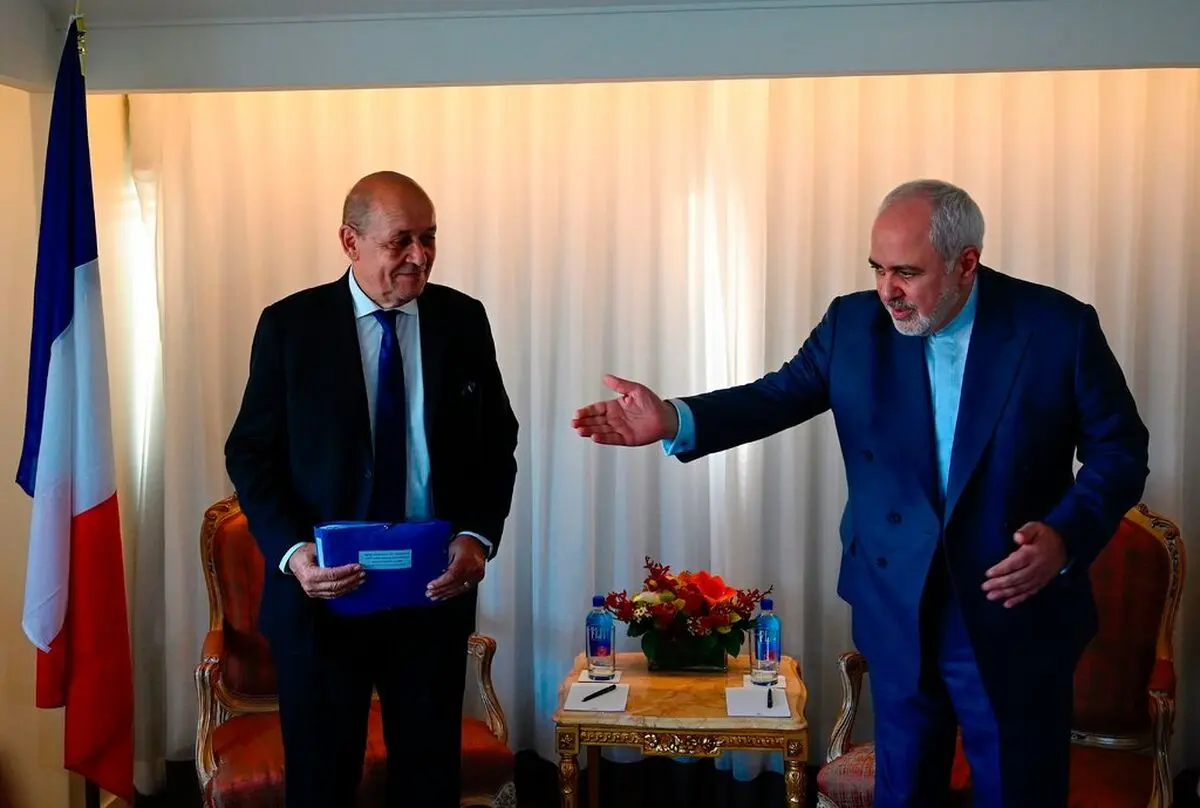 Iran, France FMs hold 2nd meeting in New York