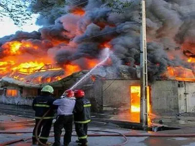 تلف شدن ۲۰۰ راس گوسفند در آتش
