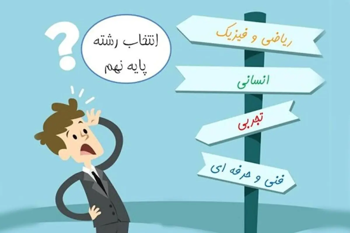 دانش‌آموزان پایه نهم آگاهانه انتخاب رشته کنند