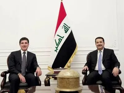 دیدار بارزانی و السودانی در بغداد