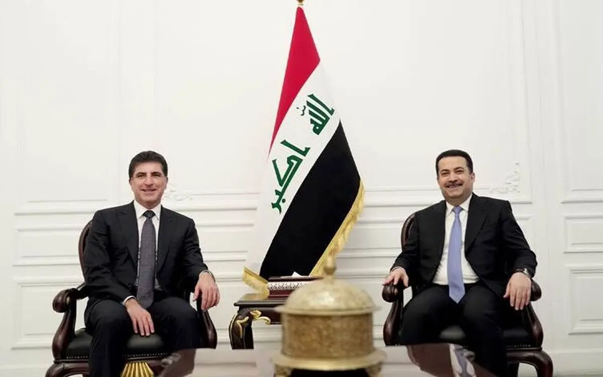 دیدار بارزانی و السودانی در بغداد