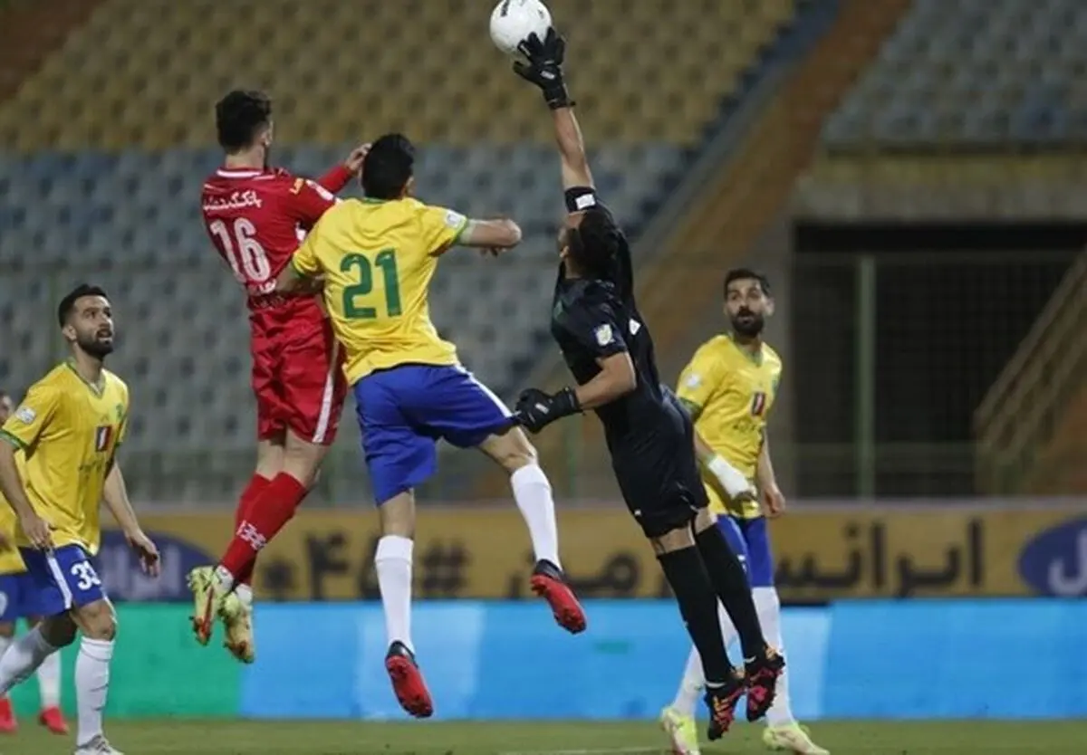 ذخیره گوهری ستاره صنعت نفت در بازی با پرسپولیس (عکس)