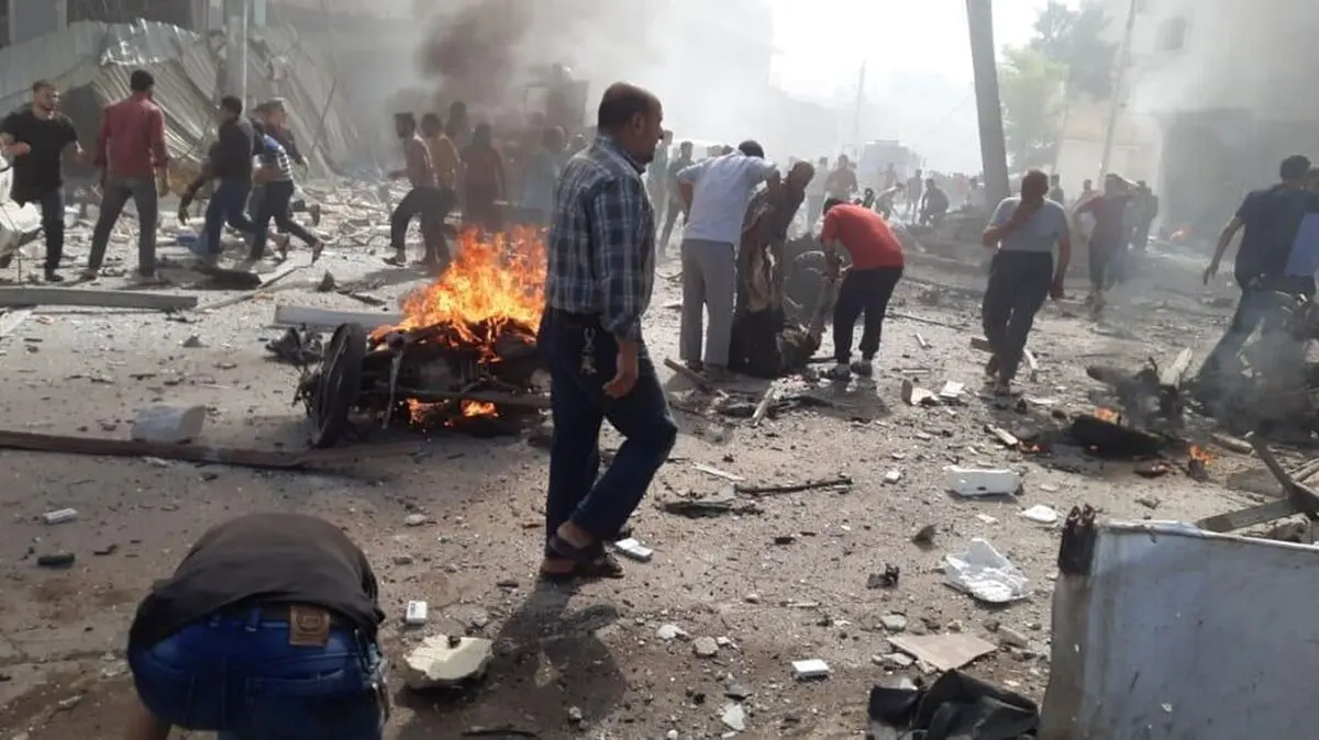 کشته شدن ۳ غیر نظامی در پی انفجار انبار مهمات در حومه حلب


