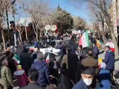راهپیمایی ۲۲بهمن ماه در شهرکرد برگزار شد
