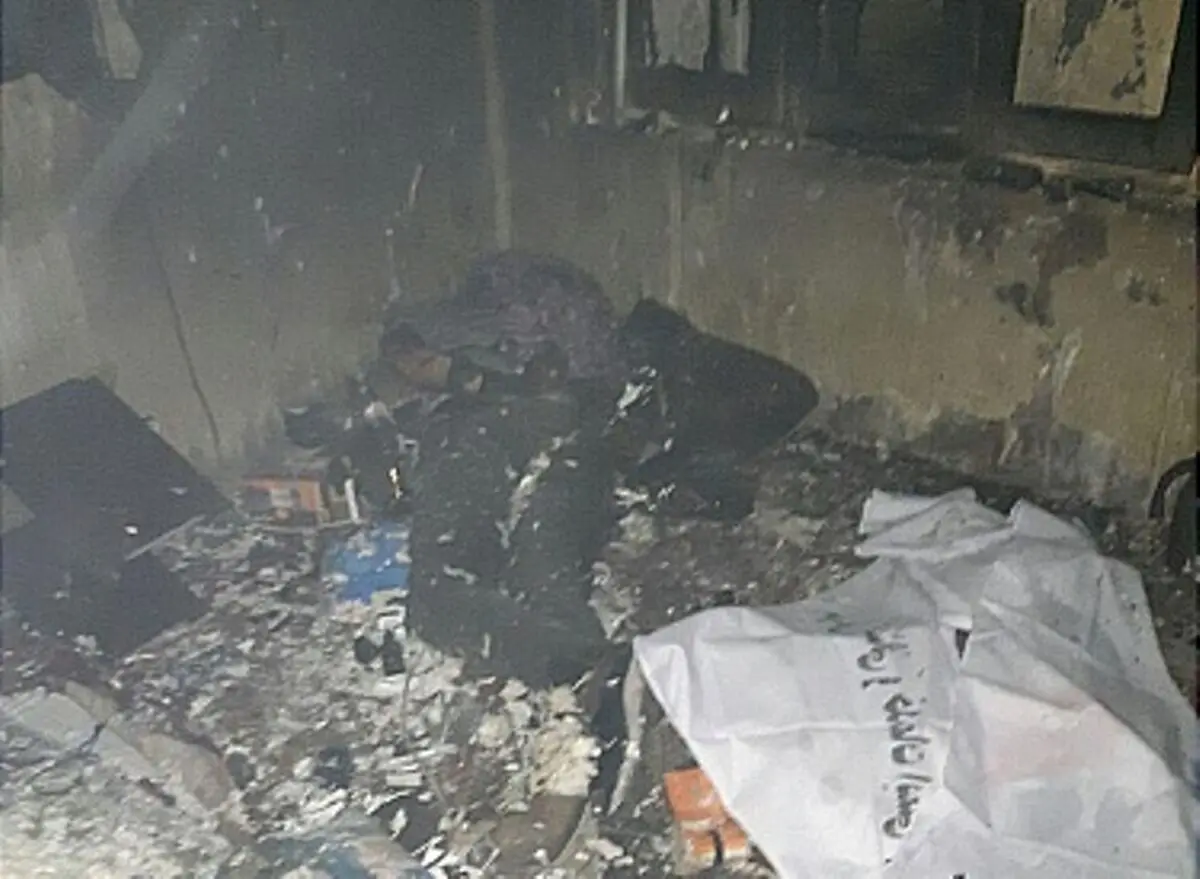 مرگ دو نفر در آتش سوزی یک خانه قدیمی در سبلان