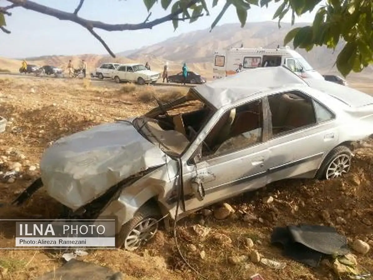 مدیرکل نوسازی مدارس کهگیلویه و بویراحمد از حادثه تصادف جان سالم بدر برد 