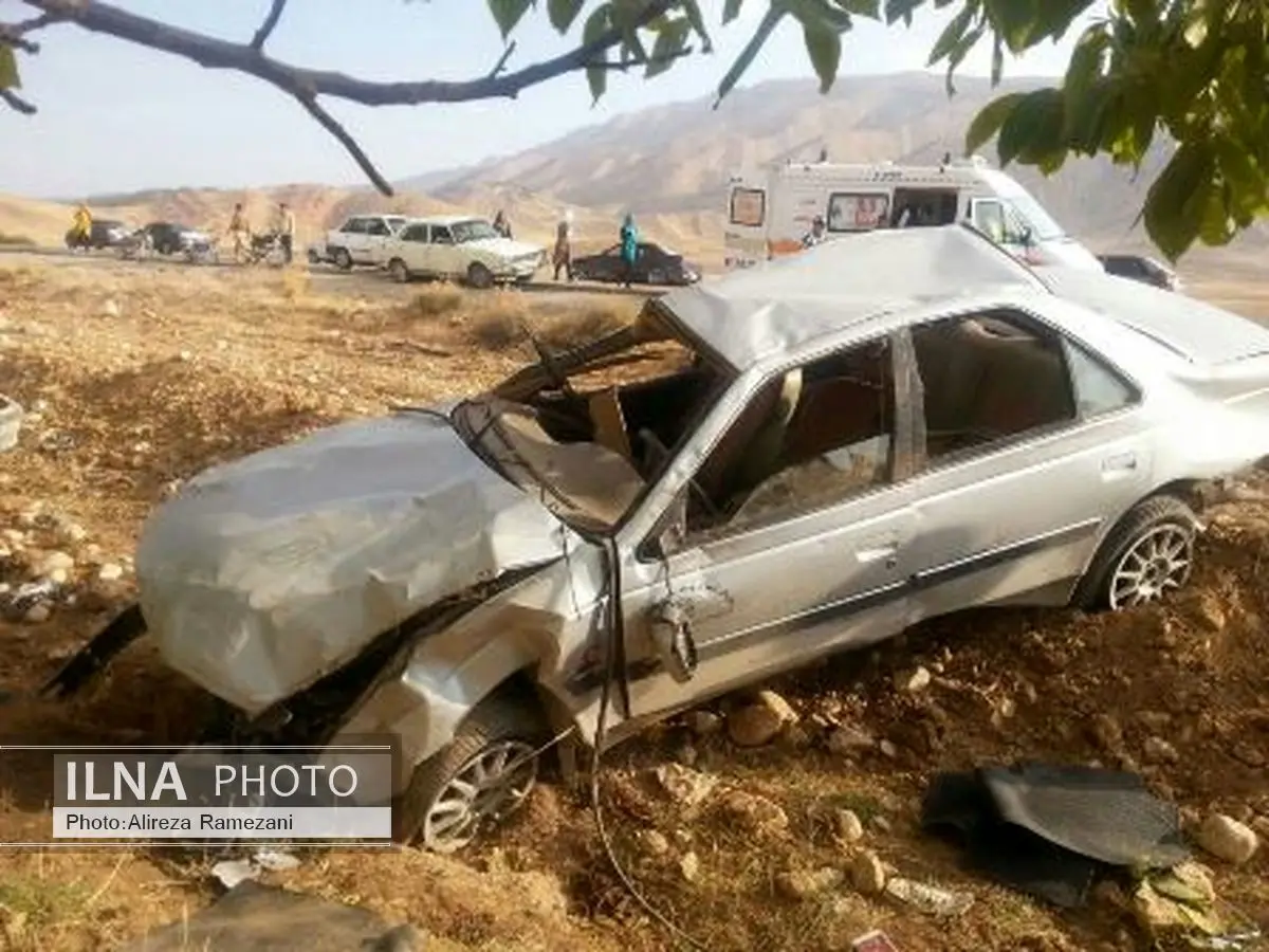 مدیرکل نوسازی مدارس کهگیلویه و بویراحمد از حادثه تصادف جان سالم بدر برد 