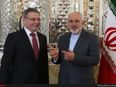 دیدار وزیر امور خارجه ایران و چک