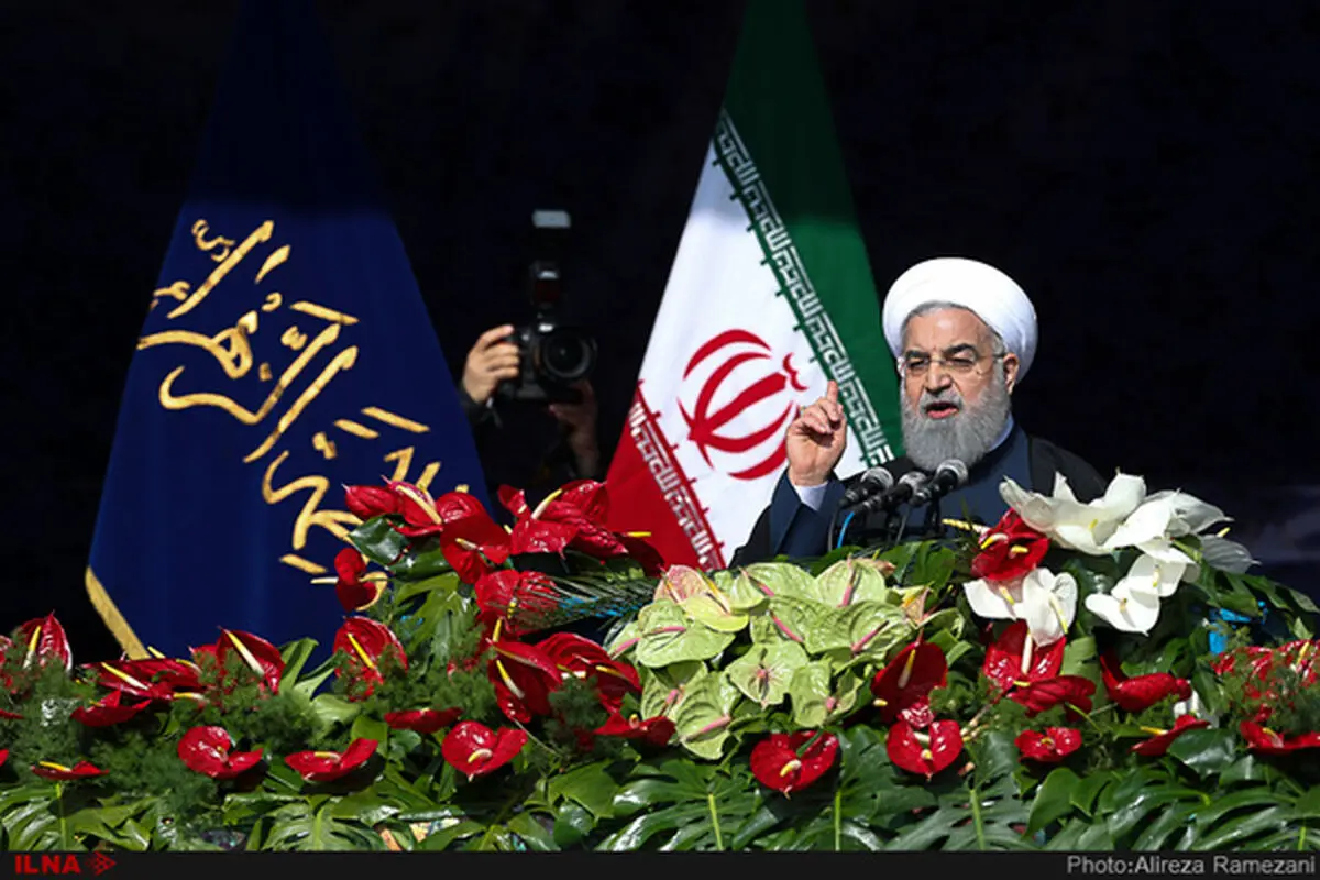 Iran's Hassan Rouhani calls for unity on revolution anniversary