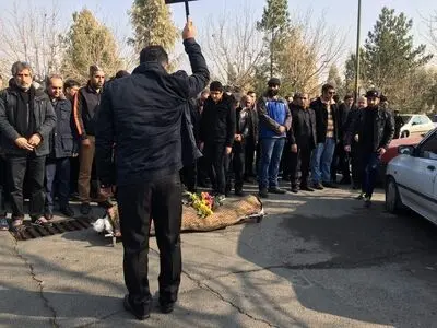 مراسم تشییع پیکر مرحوم عاشوری برگزار شد