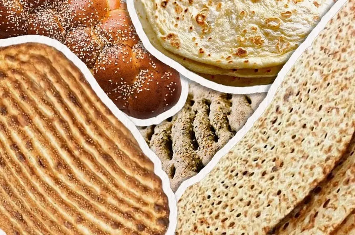 از کدام نان چه مقدار ؟ + اینفوگرافیک