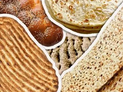 از کدام نان چه مقدار ؟ + اینفوگرافیک