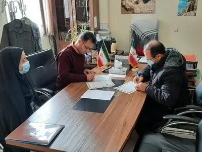 انعقاد تفاهم نامه آموزشی اداره منابع طبیعی و آبخیز داری و مرکز آموزش فنی و حرفه ای