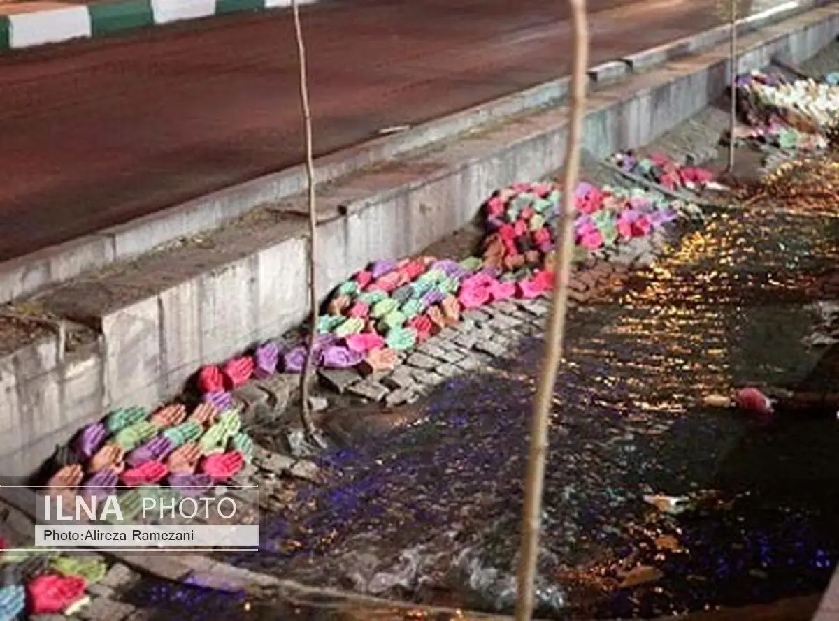 عکس/ دست‌های قطع شده‌ در جوی آب خیابان ولیعصر 