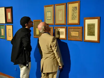 نمایشگاه آثار رضا مافی افتتاح شد