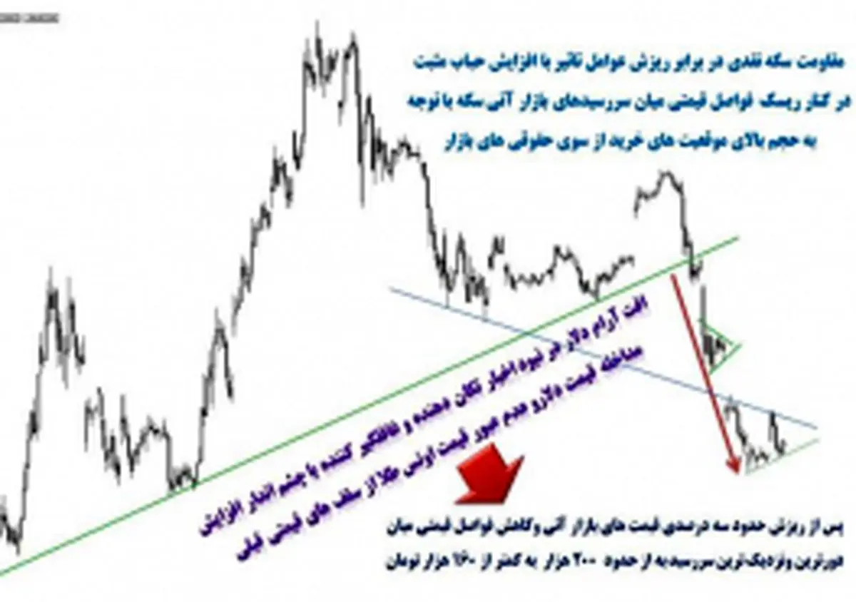 رفت برگشت سکه نقدی در اطراف قیمت ۱۲٫۰۰۰۰٫۰۰۰ ریال