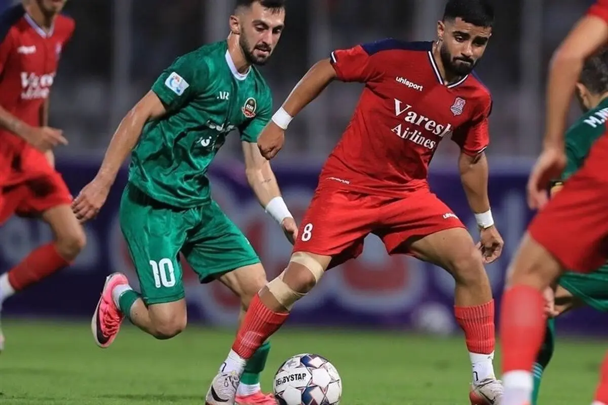 نساجی مازندران 1  - 0 خیبر خرم‌آباد / دومین برد متوالی حسینی؛ اینبار در شهر خسته
