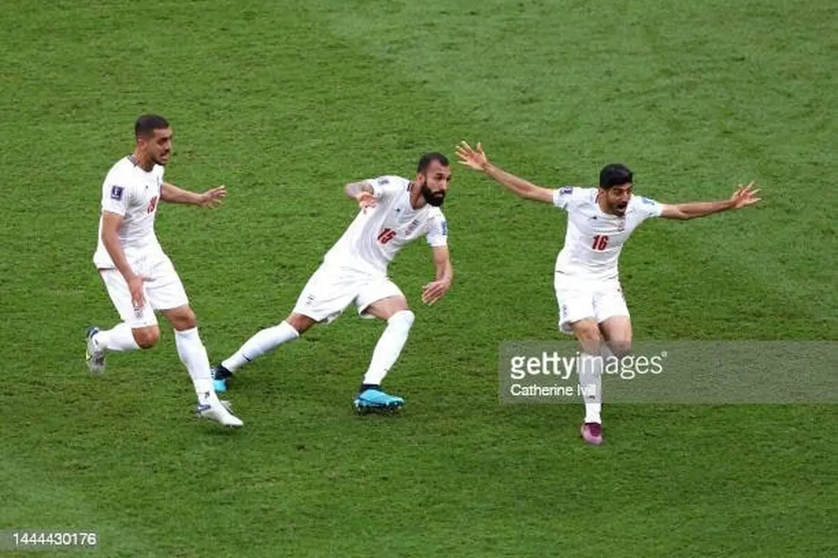 چشمی بهترین بازیکن ایران و ولز شد