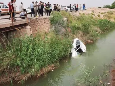 یک فوتی بر اثر سقوط خودروی پراید در کانال آب