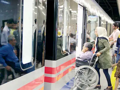 خدمات شرکت بهره‌برداری مترو‌ی تهران به افراد دارای معلولیت
