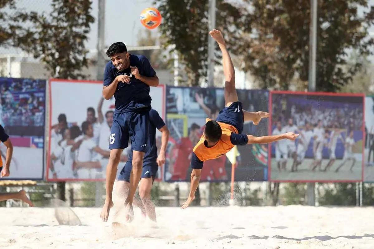 برگزاری چهارمین اردوی تیم ملی فوتبال ساحلی