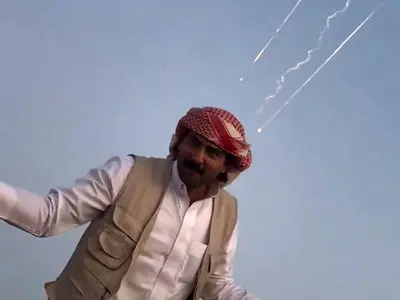 شادی مرد اردنی از موشکباران پایگاه‌های آمریکایی+ فیلم