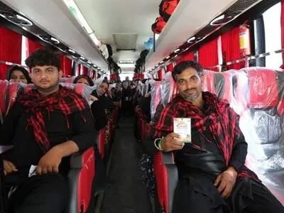 آغاز انتقال زائران اربعین از مرز ریمدان با ناوگان حمل و نقل عمومی