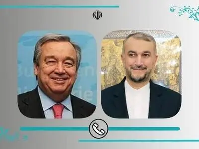 خلال اتصال هاتفي مع غوتیریش.. امیر عبداللهیان: إیران لن تکون مکتوفة الأیدي أبدا
