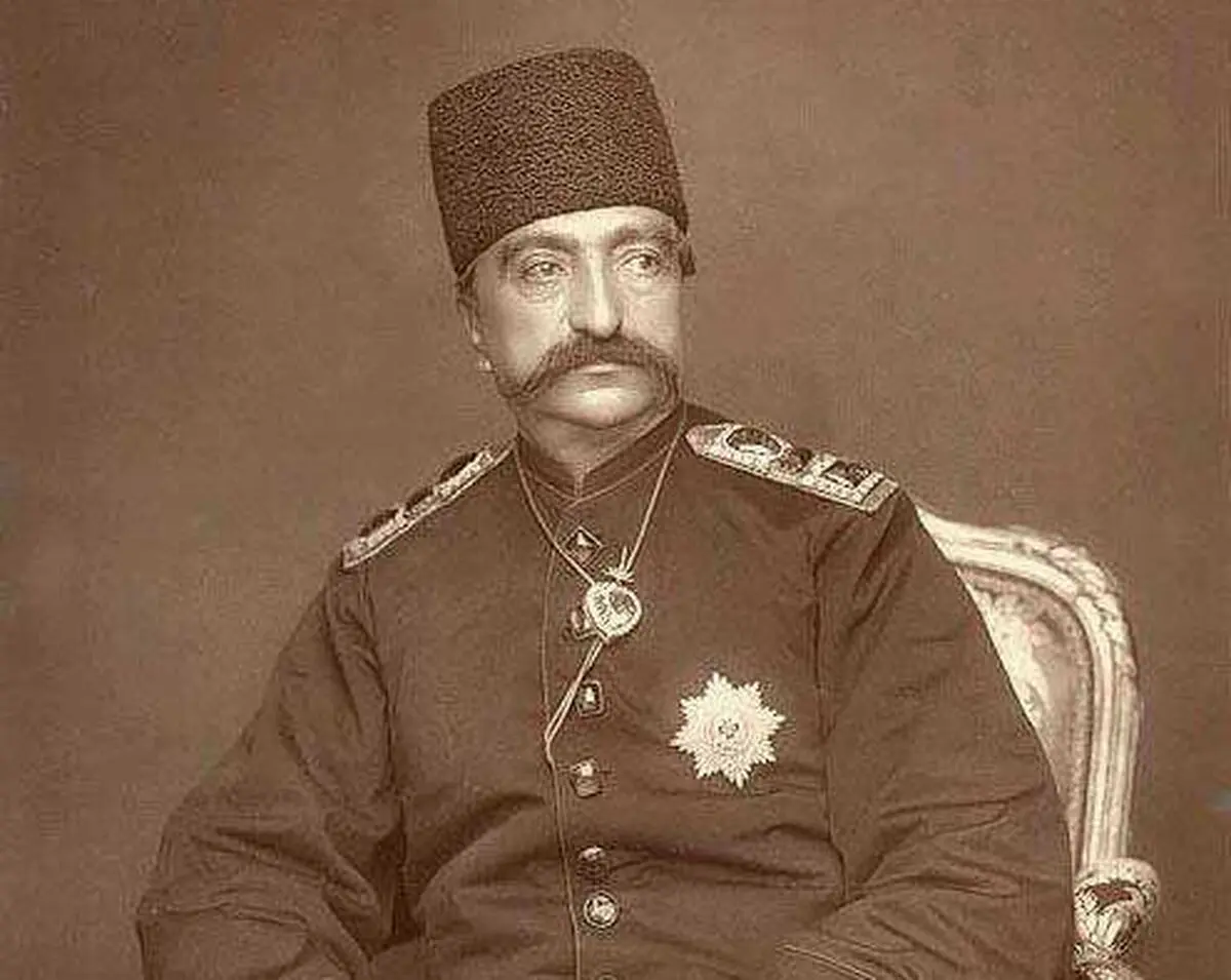 عکسی رنگی از ۳۳ سالگی ناصرالدین شاه 